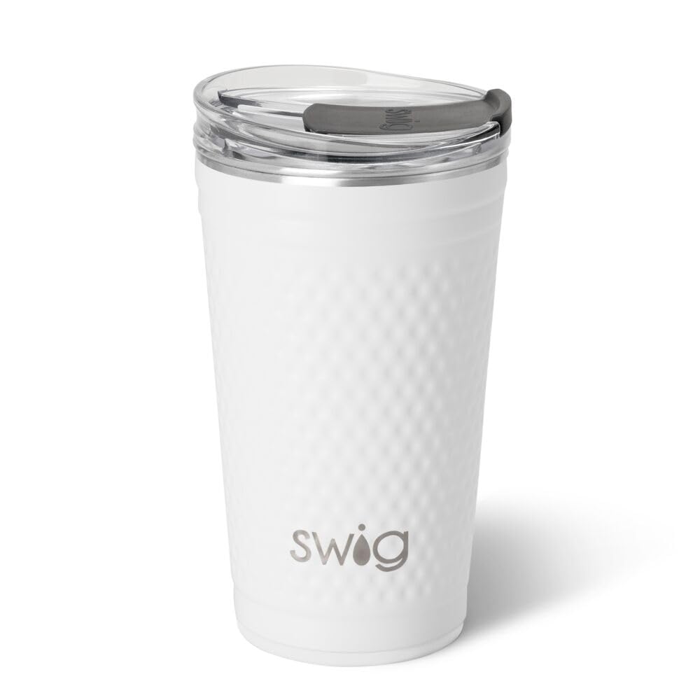 Swig Life 32oz Insulated Tumbler, Travel Coffee Tumbler with Lid, Cup Holder Friendly Travel Coffee Mug, Stainless Steel with Lid (Wanderlust)