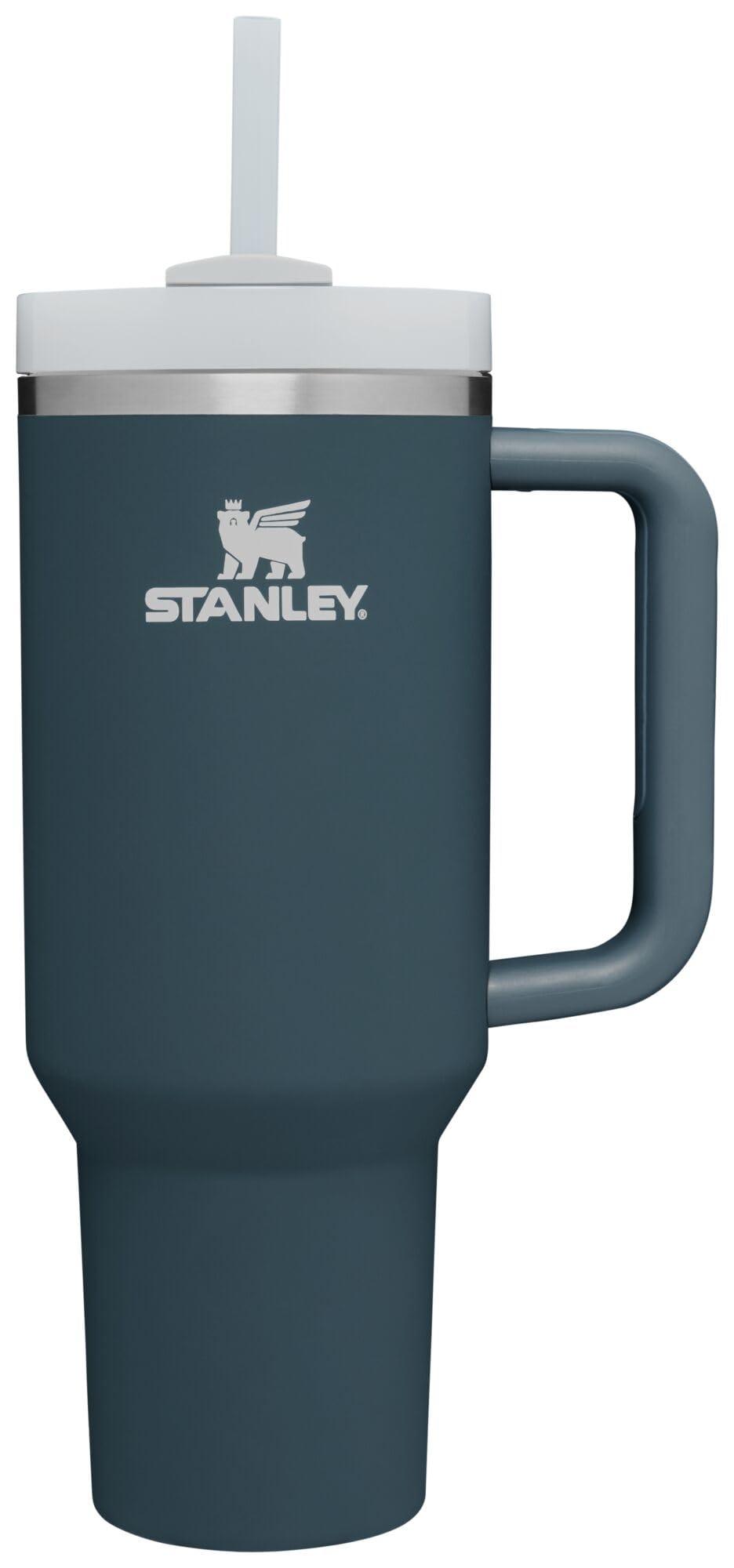 STANLEY Quencher H2.0 Tumbler with Handle and Straw 40 oz Flowstate 3-Position Lid Cup Holder Compatible for Travel Insulated Stainless Steel Cup BPA-Free Rose Quartz 2.0