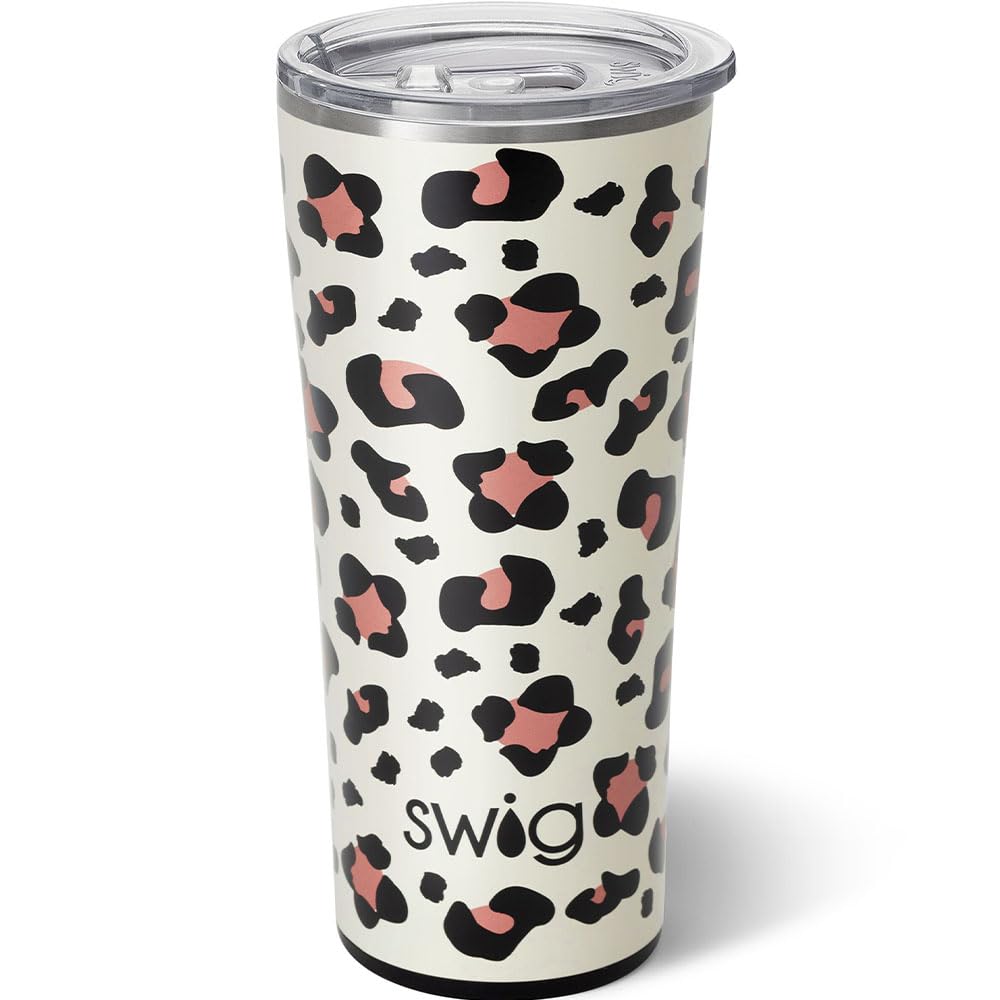 Swig Life 32oz Insulated Tumbler, Travel Coffee Tumbler with Lid, Cup Holder Friendly Travel Coffee Mug, Stainless Steel with Lid (Wanderlust)