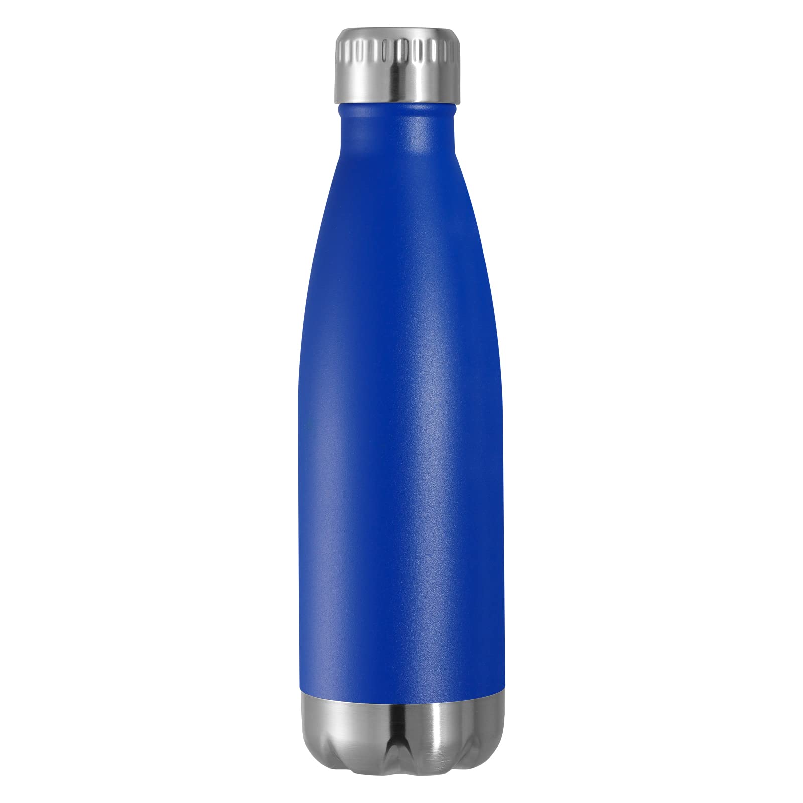 VEGOND 17oz Stainless Steel Water Bottles, Reusable Metal Sports Water Bottle Keeps Drink Hot and Cold, BPA Free Double Wall Vacuum Cola Shape Insulated Water Bottle for Camping Gym, 1 Pack