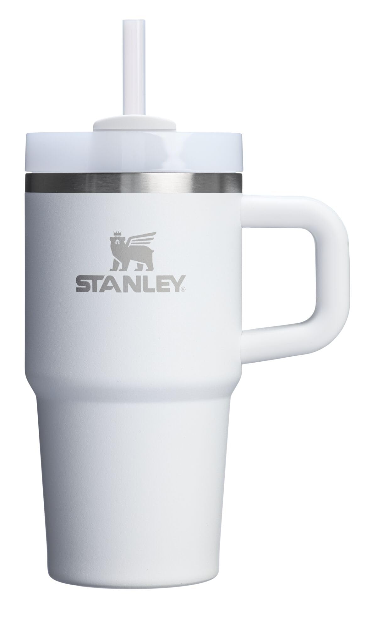 STANLEY Quencher H2.0 Tumbler with Handle and Straw 40 oz Flowstate 3-Position Lid Cup Holder Compatible for Travel Insulated Stainless Steel Cup BPA-Free Rose Quartz 2.0