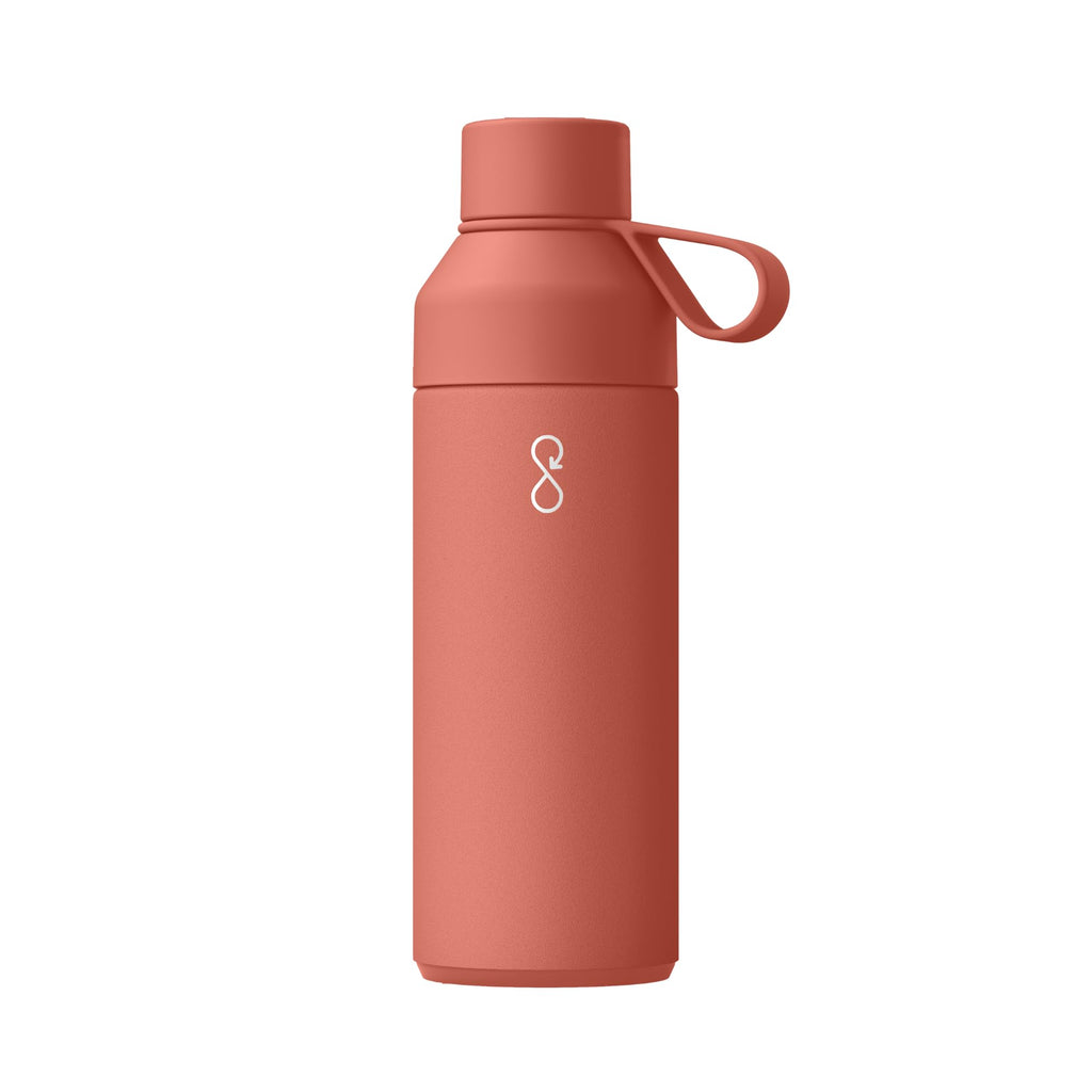 Ocean Bottle Original 17 oz | Stainless Steel Water Bottle | Reusable & Sustainable | Keeps Drinks Cold & Hot | Eco Friendly Gift (Breeze Blush)