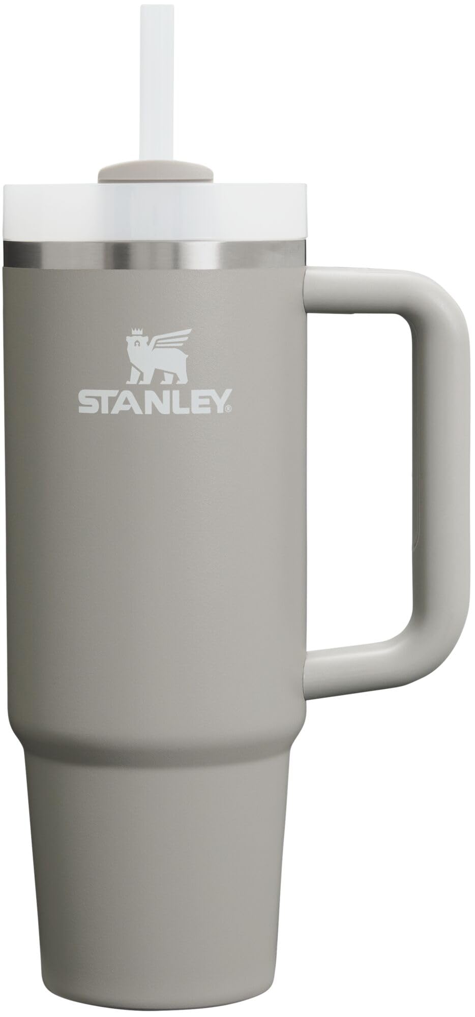 STANLEY Quencher H2.0 Tumbler with Handle and Straw 40 oz Flowstate 3-Position Lid Cup Holder Compatible for Travel Insulated Stainless Steel Cup BPA-Free Rose Quartz 2.0