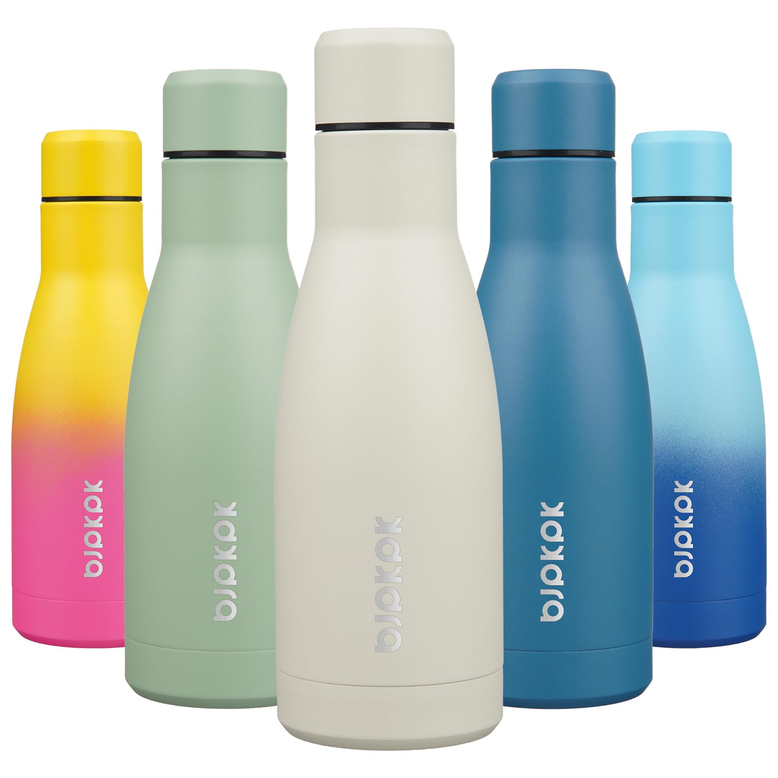 BJPKPK 17oz Insulated Water Bottles Stainless Steel Sports Water Bottles Keep Cold and Hot for Travel Dishwasher Safe,Sky