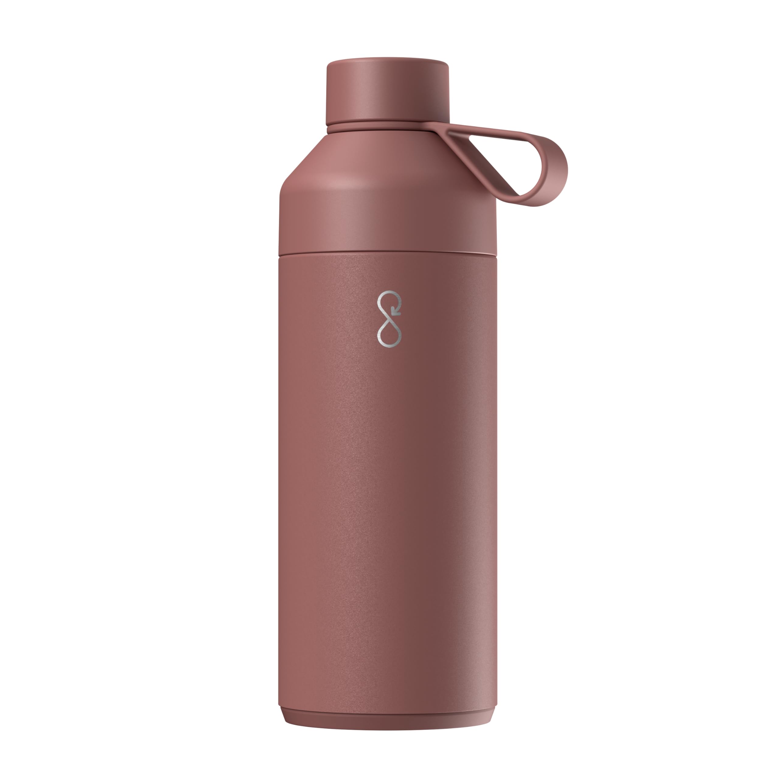 Ocean Bottle Original 17 oz | Stainless Steel Water Bottle | Reusable & Sustainable | Keeps Drinks Cold & Hot | Eco Friendly Gift (Breeze Blush)