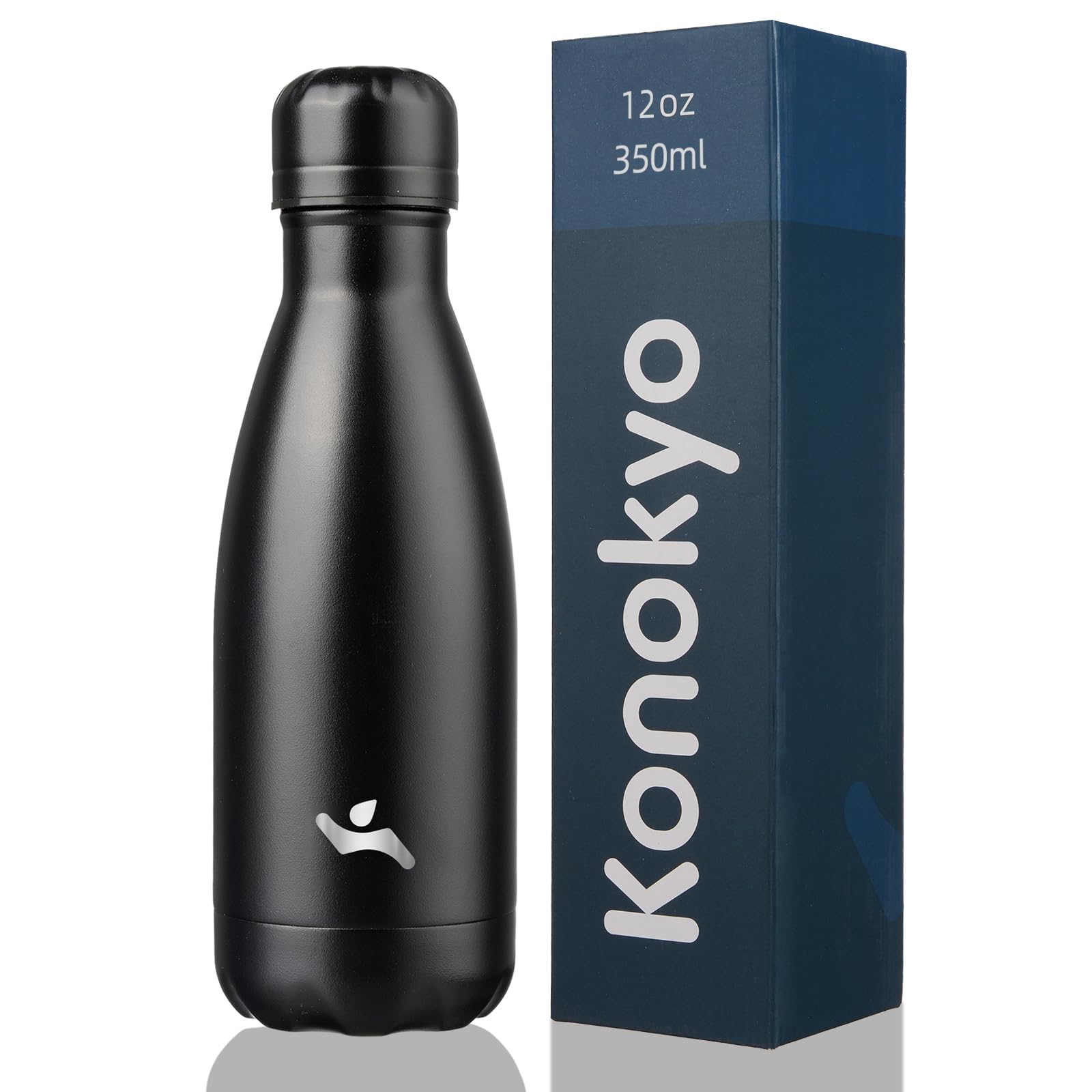 Insulated Water Bottles,12 oz Double Wall Stainless Steel Vacumm Metal Flask for Sports Travel,Lavender