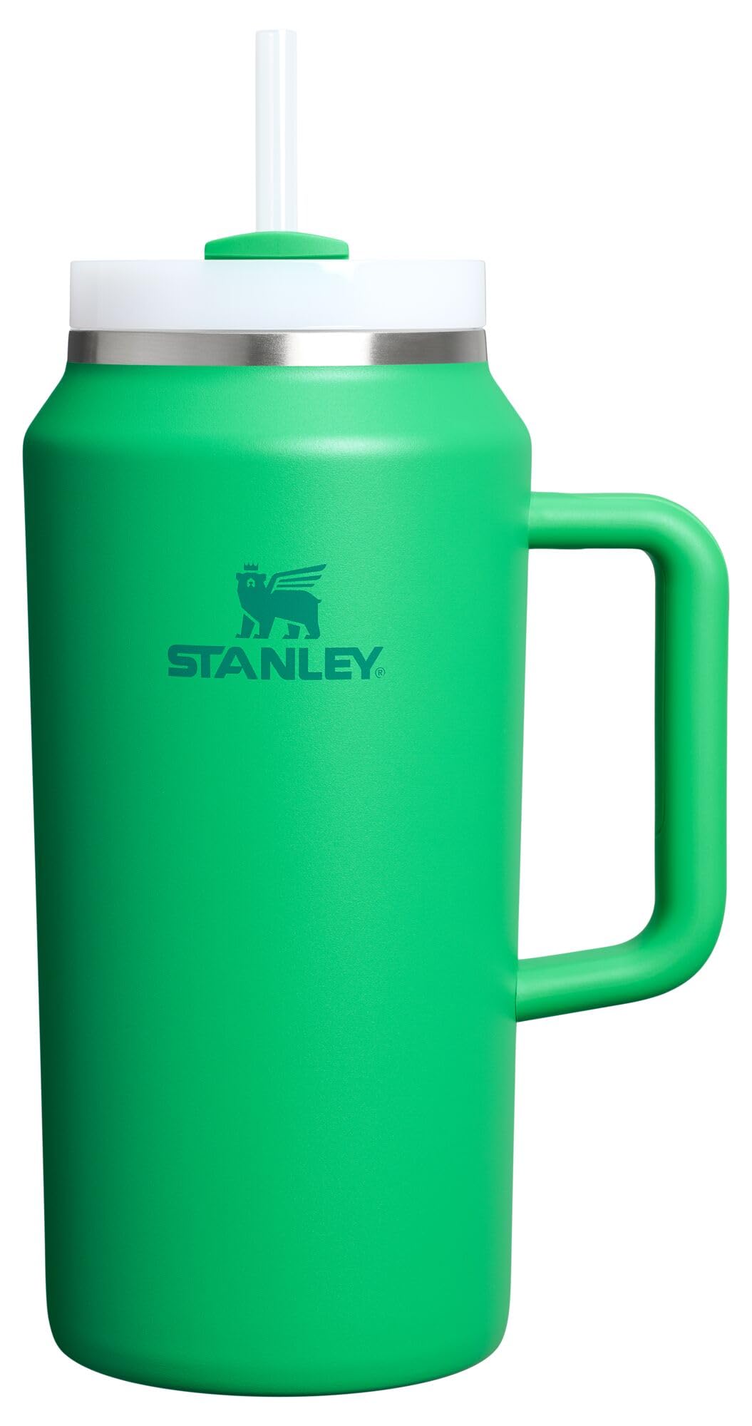 STANLEY Quencher H2.0 Tumbler with Handle and Straw 40 oz Flowstate 3-Position Lid Cup Holder Compatible for Travel Insulated Stainless Steel Cup BPA-Free Rose Quartz 2.0