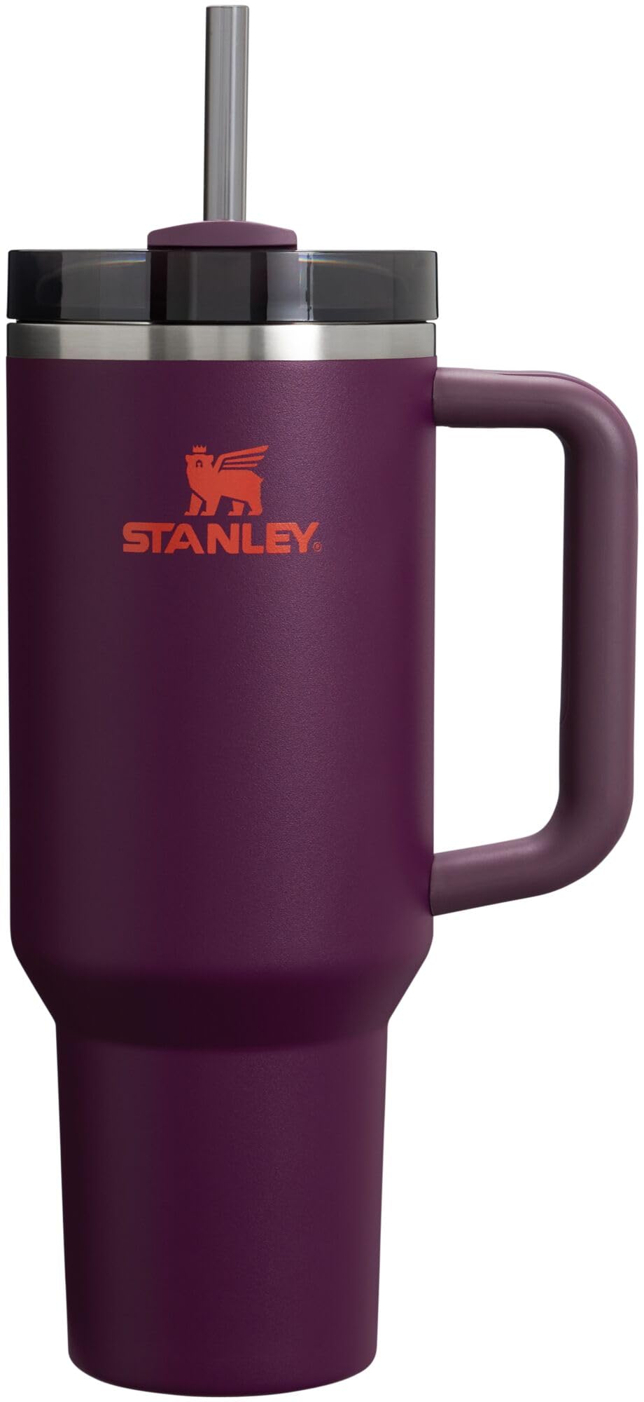 STANLEY Quencher H2.0 Tumbler with Handle and Straw 40 oz Flowstate 3-Position Lid Cup Holder Compatible for Travel Insulated Stainless Steel Cup BPA-Free Rose Quartz 2.0