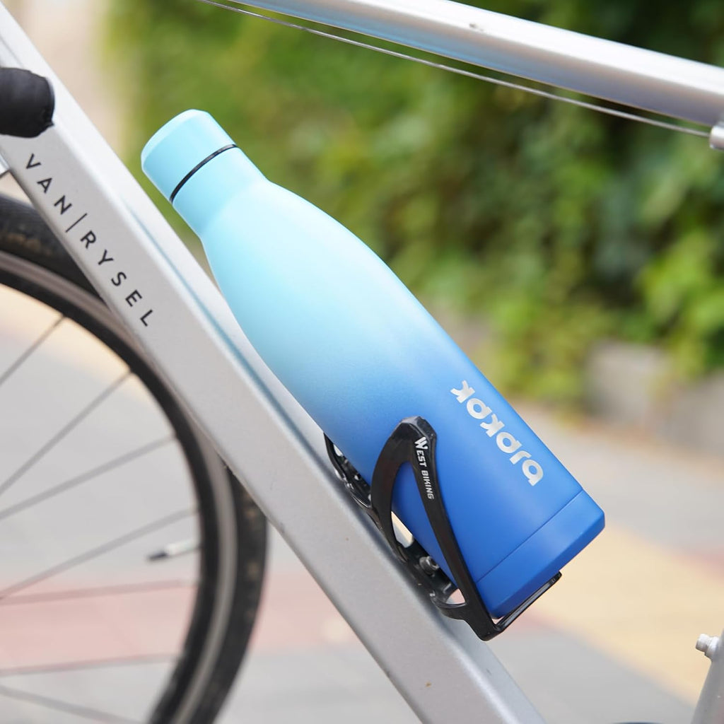 BJPKPK 17oz Insulated Water Bottles Stainless Steel Sports Water Bottles Keep Cold and Hot for Travel Dishwasher Safe,Sky