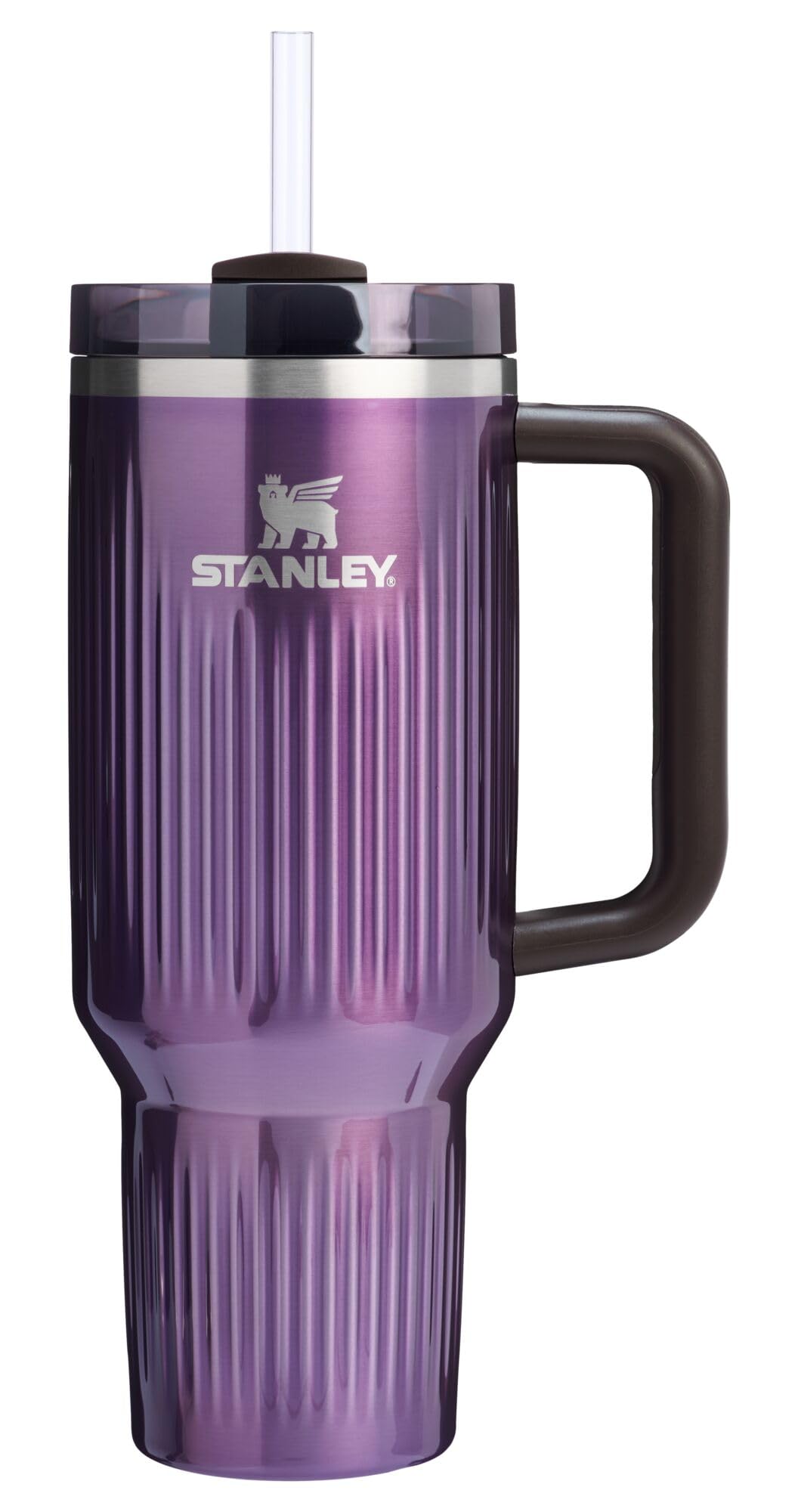 STANLEY Quencher H2.0 Tumbler with Handle and Straw 40 oz Flowstate 3-Position Lid Cup Holder Compatible for Travel Insulated Stainless Steel Cup BPA-Free Rose Quartz 2.0