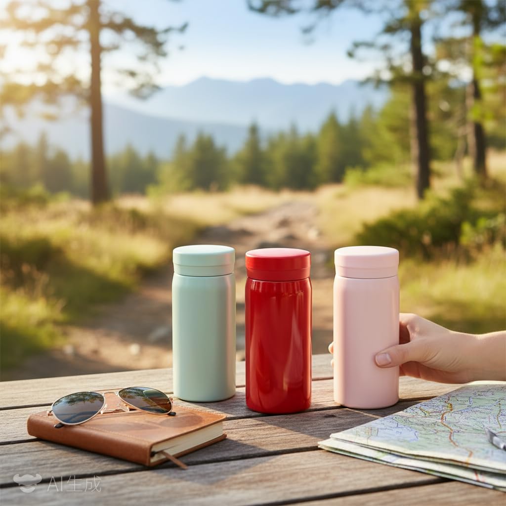 Mini Stainless Steel, Slim Insulated Water Bottle, 7oz, Small Water Bottle, Coffee Bottle, Tumbler, Travel Bottle, Coffee Cup, Pocket Bottle, keep hot and cold, Leak Proof, BPA Free