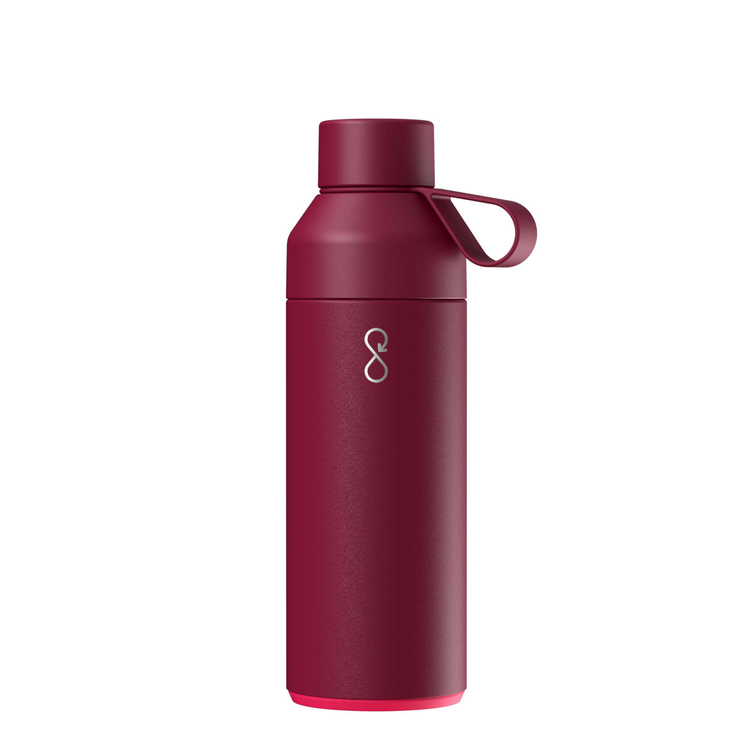 Ocean Bottle Original 17 oz | Stainless Steel Water Bottle | Reusable & Sustainable | Keeps Drinks Cold & Hot | Eco Friendly Gift (Breeze Blush)