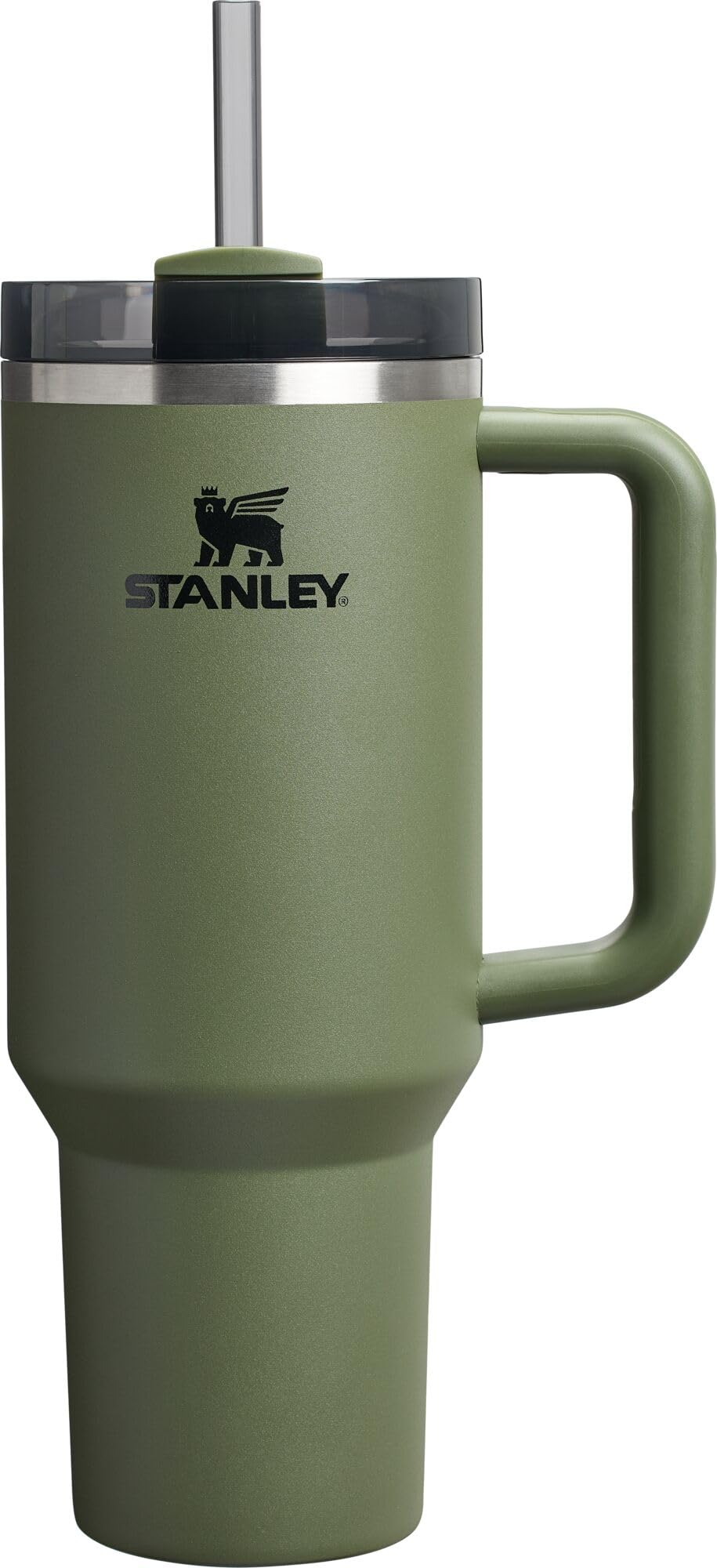 STANLEY Quencher H2.0 Tumbler with Handle and Straw 40 oz Flowstate 3-Position Lid Cup Holder Compatible for Travel Insulated Stainless Steel Cup BPA-Free Rose Quartz 2.0