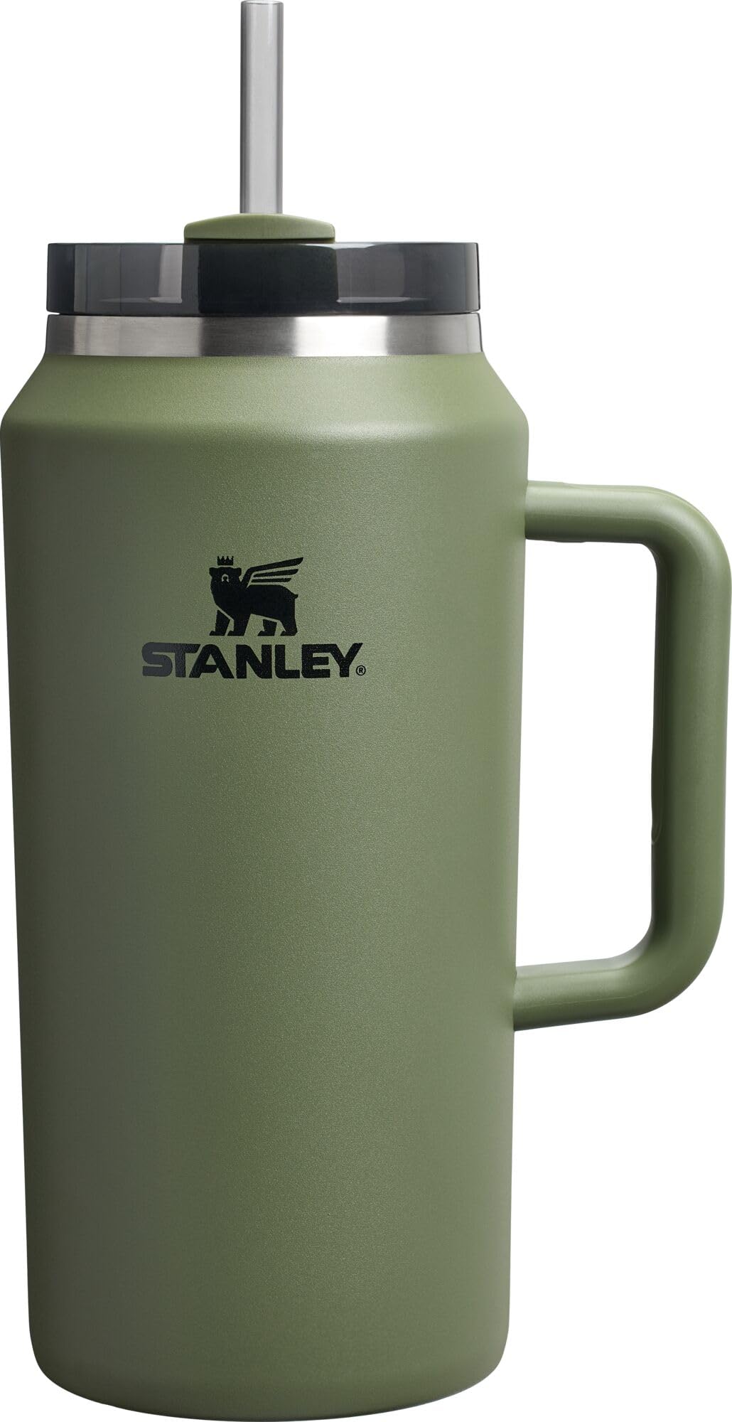 STANLEY Quencher H2.0 Tumbler with Handle and Straw 40 oz Flowstate 3-Position Lid Cup Holder Compatible for Travel Insulated Stainless Steel Cup BPA-Free Rose Quartz 2.0