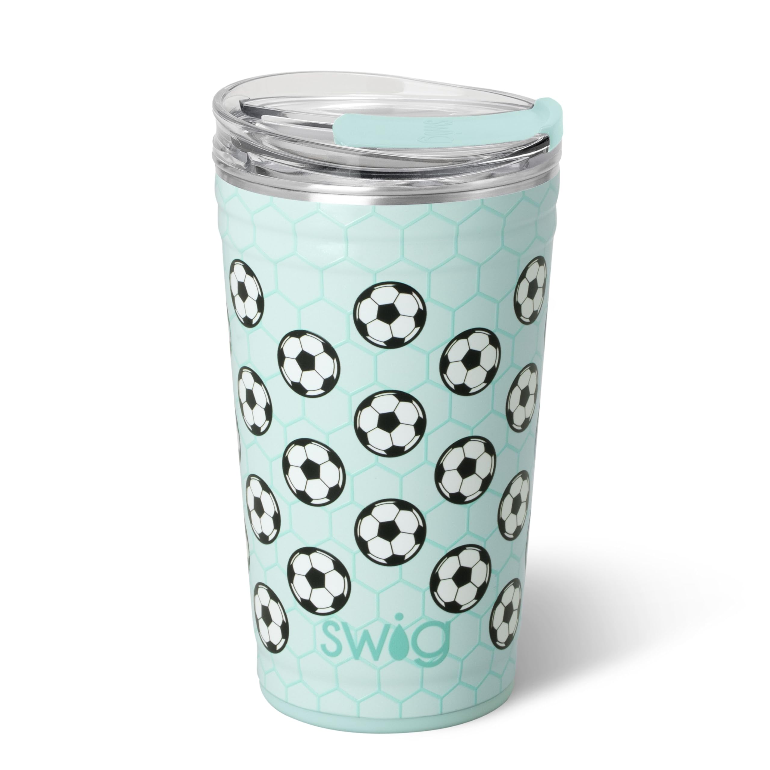 Swig Life 32oz Insulated Tumbler, Travel Coffee Tumbler with Lid, Cup Holder Friendly Travel Coffee Mug, Stainless Steel with Lid (Wanderlust)